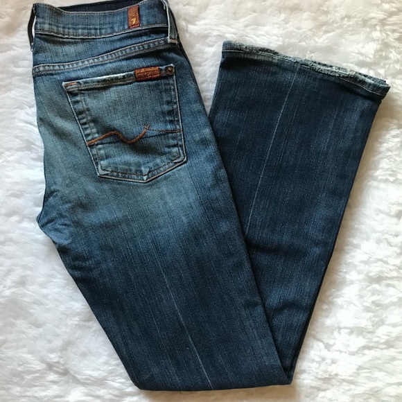 7 For All Mankind Jeans 7fam Bootcut Denim Jeans Size 28 Poshmark